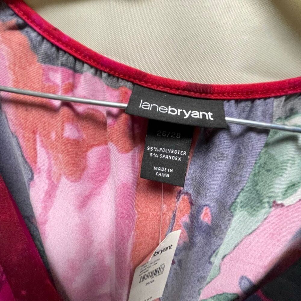 NWT Lane Bryant size 26 abstract print dress. - Picture 3 of 6